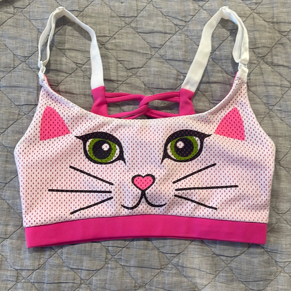 Bombshell Sportswear meow kitty sports bra